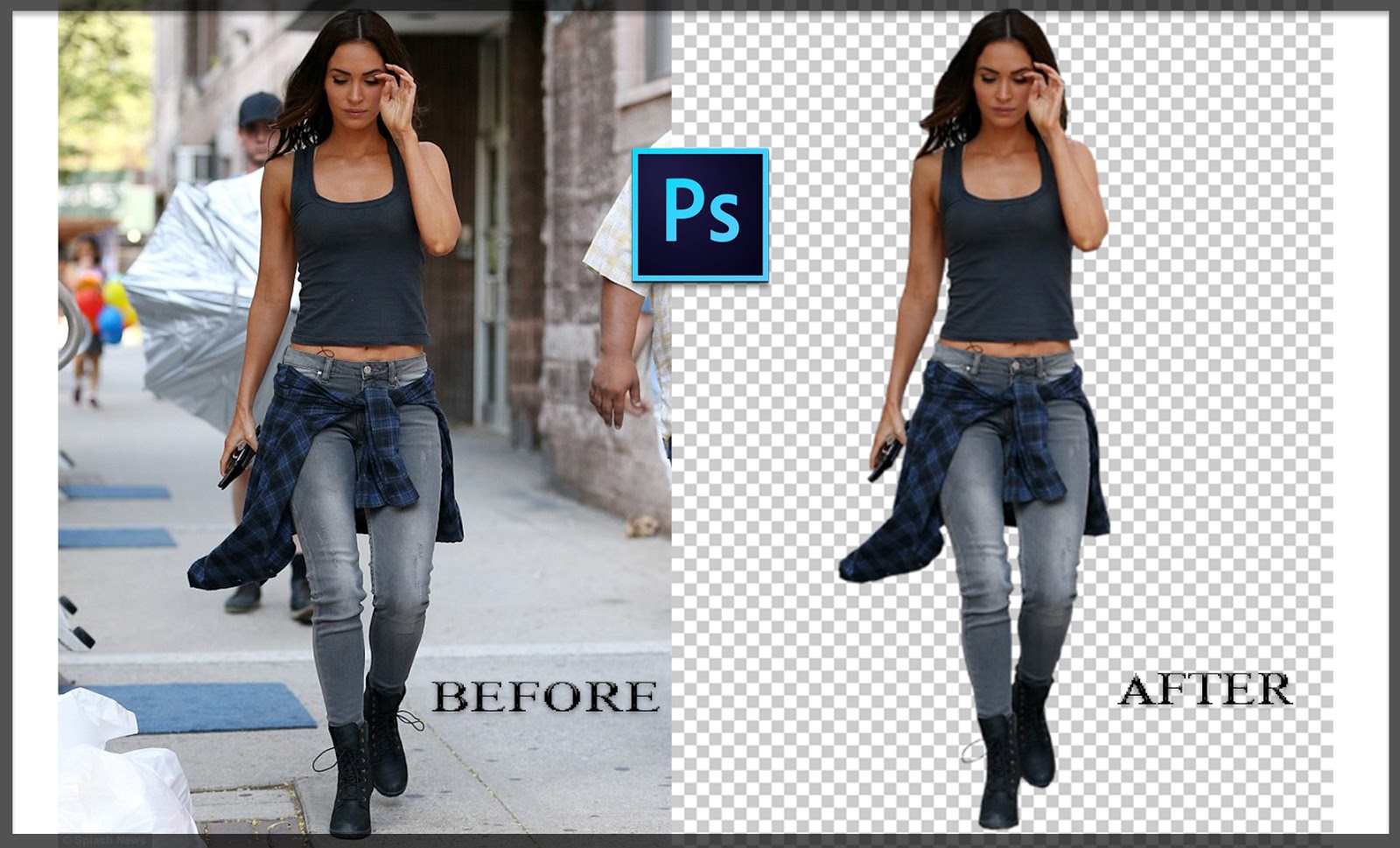 Remove background Photoshop
